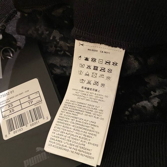 Fenty Puma By Rihanna Patterned Sheer Wide-Leg Pants - Picture 5 of 6